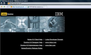 IBM Lotus Domino na stronach ISIP